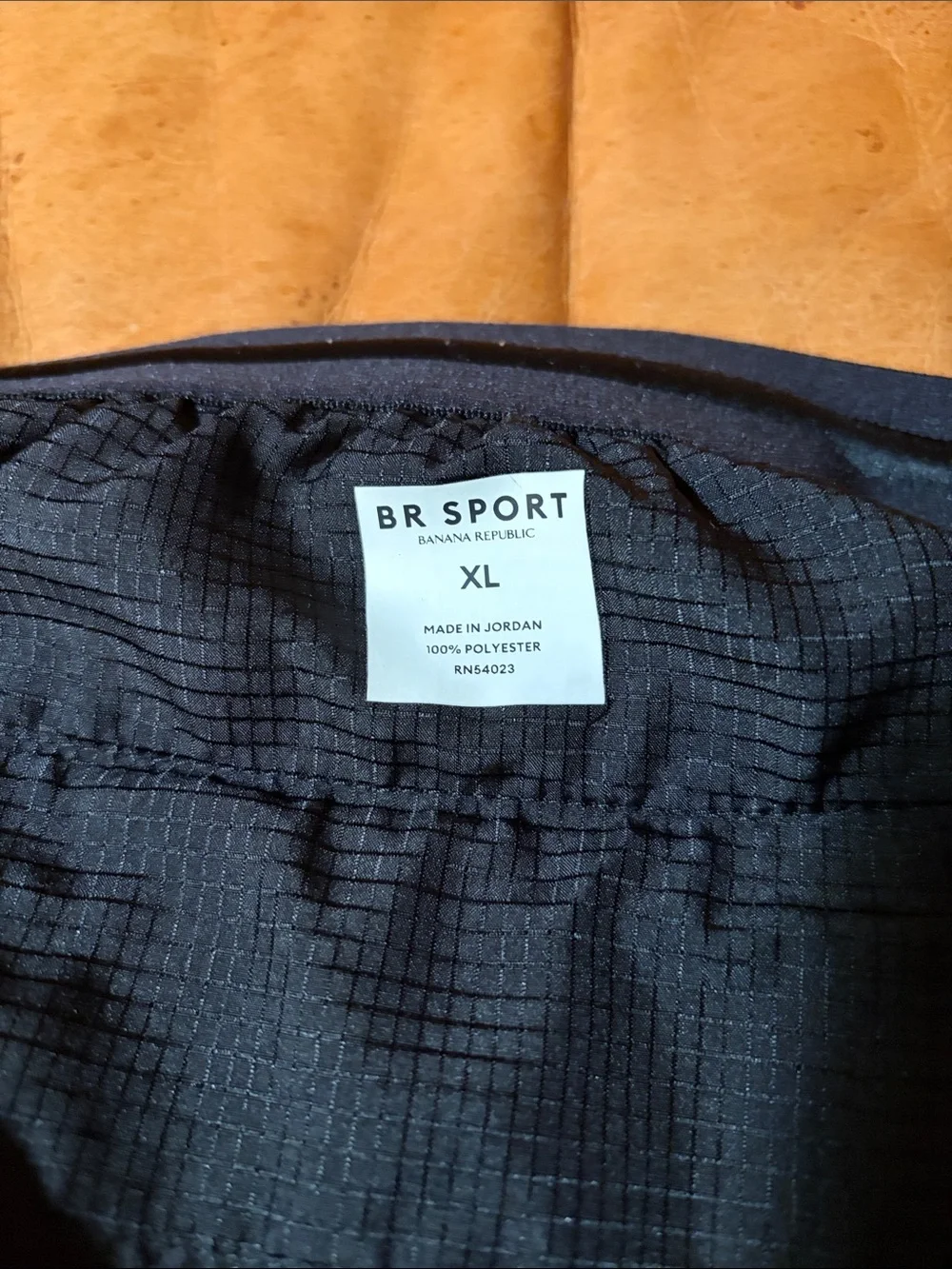 Banana Republic Olive & Orange Colorblock Hybrid Shorts